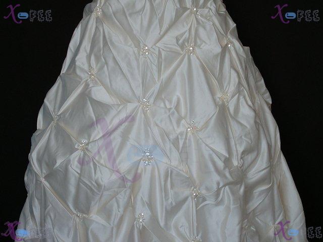 hsw00012 New Custom-made Sleeveless Wedding Dress Wedding Gown 5