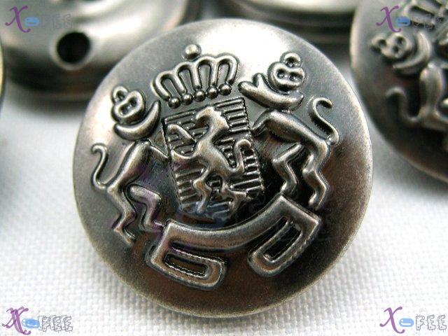 nkpf00056 NEW Wholesale Lots 8pcs Costume Metal 36L Animals Tiara Design Sewing Buttons 1