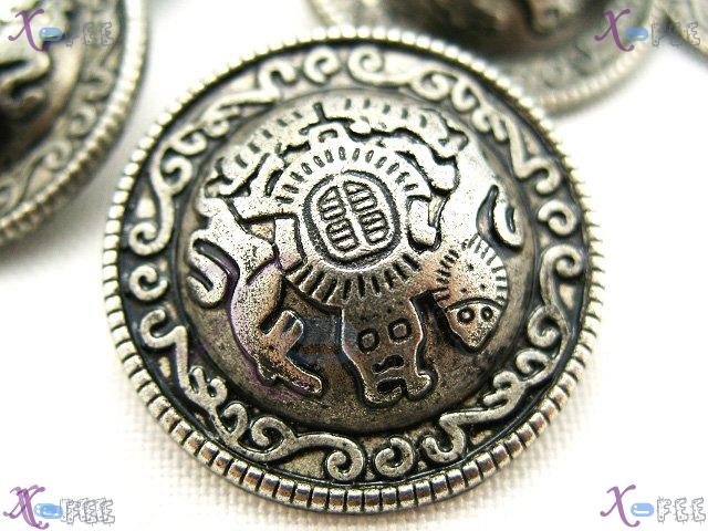 nkpf00059 Wholesale Collectibles Sewing Fabric Textile Costume 5pcs Craft Metal Buttons 2