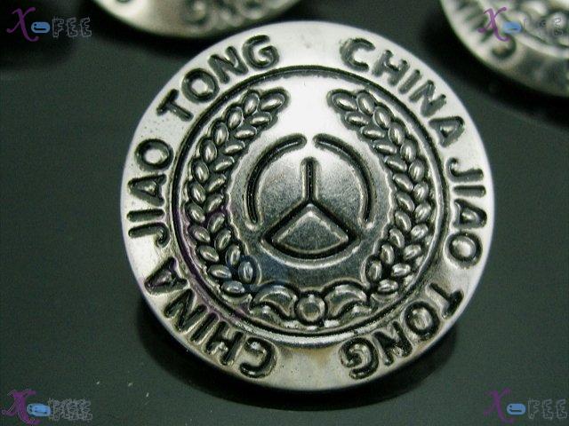 nkpf00098 34L Wholesale Collectibles Sewing Fabric Textile 8pcs Traffic Sign Metal Buttons 2