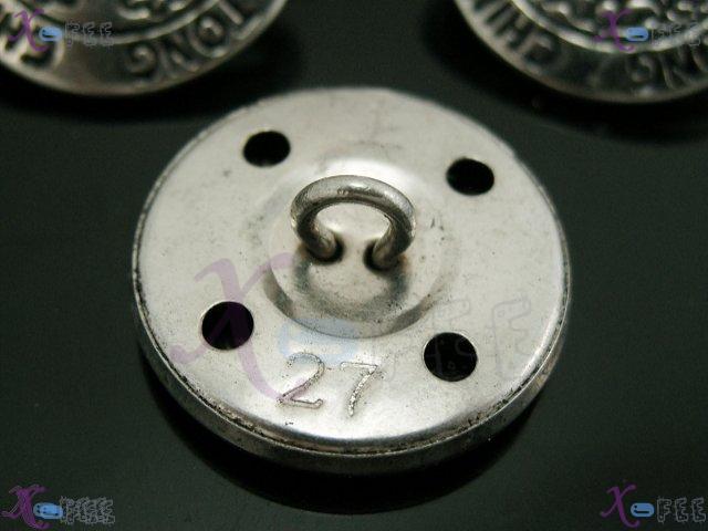 nkpf00098 34L Wholesale Collectibles Sewing Fabric Textile 8pcs Traffic Sign Metal Buttons 3