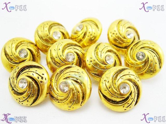 nkpf00170 Wholesale Crafts Sewing Fabric Textile Costume Diamond Imitation Plastic Buttons 3