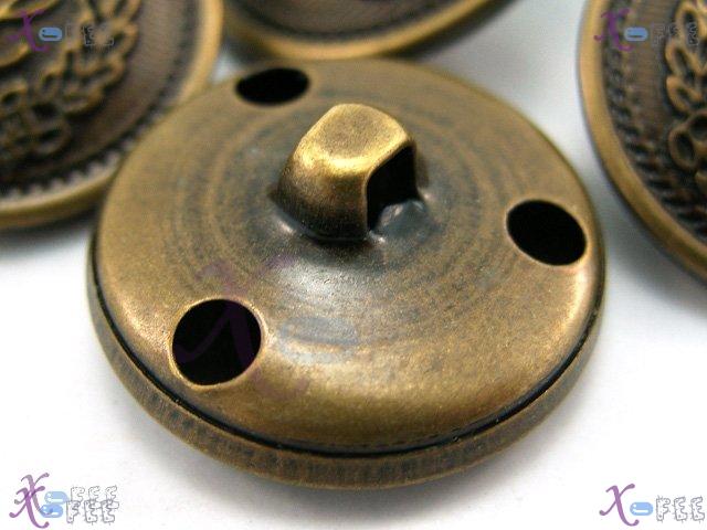 nkpf00171 Wholesale Lots 8pcs High-quality Copper Tiara 36L Shank Sewing Metal Buttons 2