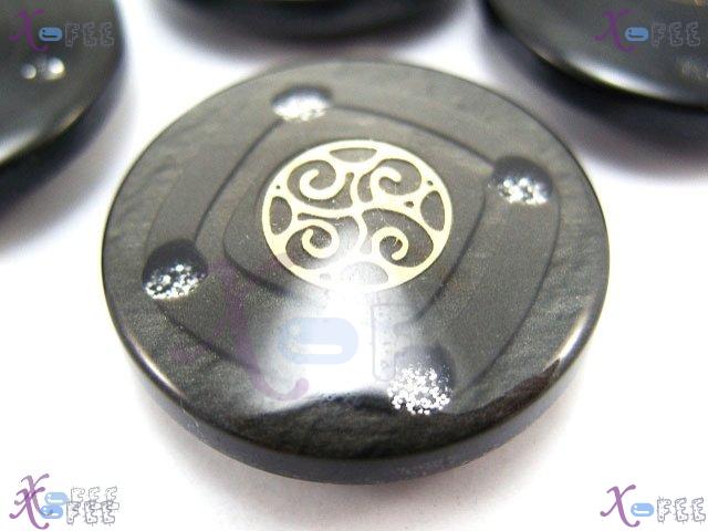 nkpf00270 Wholesale 4pcs Crafts Sewing Fabric Textile Fashion Tribe Metal Resin Buttons 2