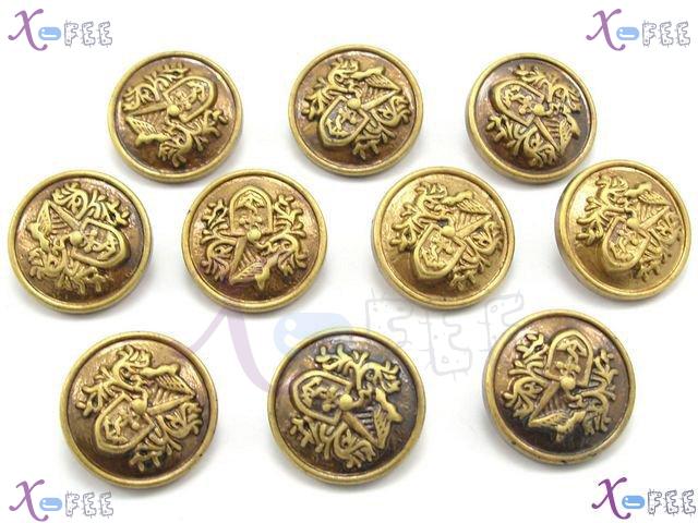 nkpf00638 10pcs Abstraction Crafts Sewing Fabric Textile Shield Flower Plastic 34L Buttons 3