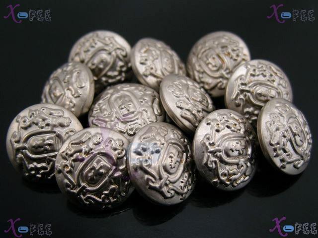 nkpf00648 Wholesale Crafts Sewing Fabric Textile 12pcs Animal Lion Copper Metal Buttons 1