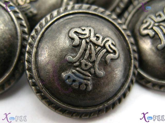 nkpf00657 10pcs Crafts Sewing Fabric Textile Wholesale New Uniform Metal Copper Buttons 1