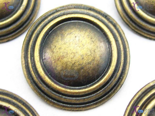 nkpf00680 Wholesale Collection Crafts Fabric Textile 5pcs Costume Copper Metal Buttons 1