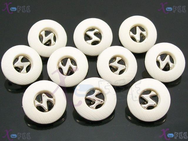 nkpf00795 Crafts Collection Fabric Textile 10pcs Unique Assembled Plastic Design Buttons 3