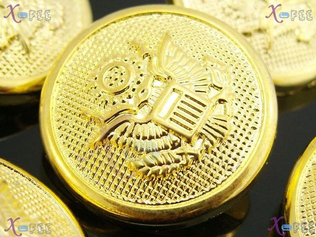 nkpf00797 Hot 5pcs Crafts Fabric Textile Huge Golden Royal Abstraction Plastic 48L Buttons 1