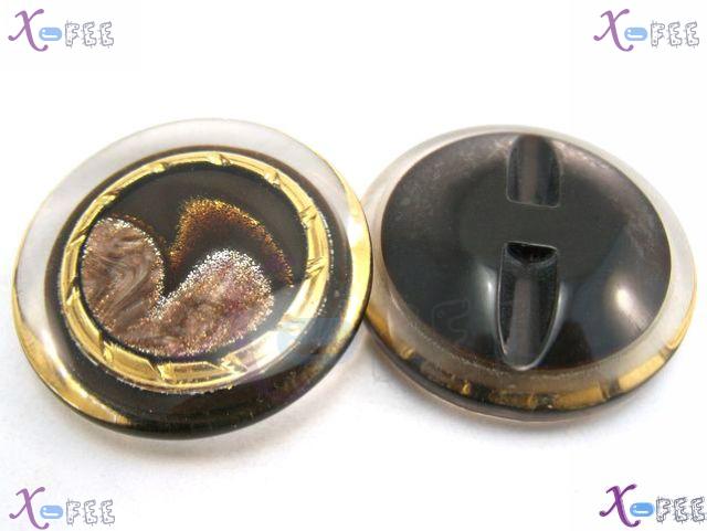 nkpf00849 Wholesale Collection Crafts Fabric Textile 2pcs Design 60L Resin Costume Buttons 2