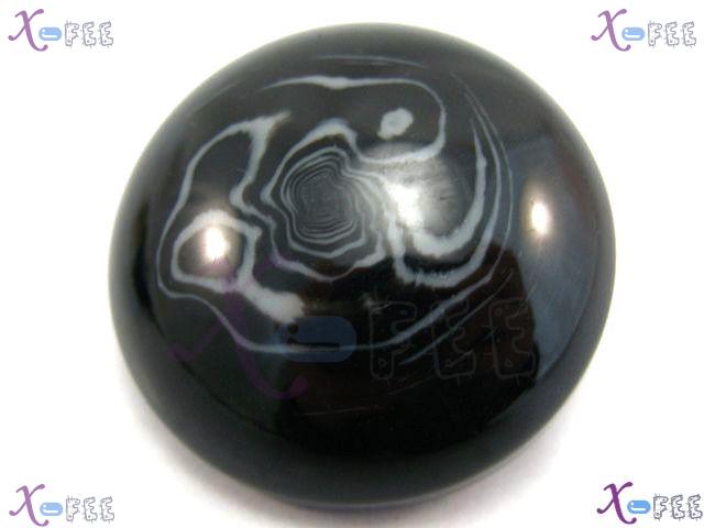 nkpf00867 New Black Round Crafts Wholesale Lots 2pcs Design Costume Black Resin Buttons 1