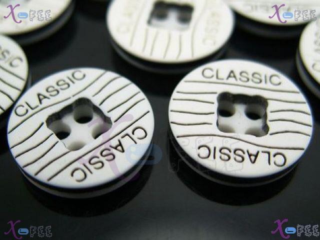 nkpf00873 NEW Wholesale Fabric Textile Popular 24pcs Abstraction Character Resin Buttons 1