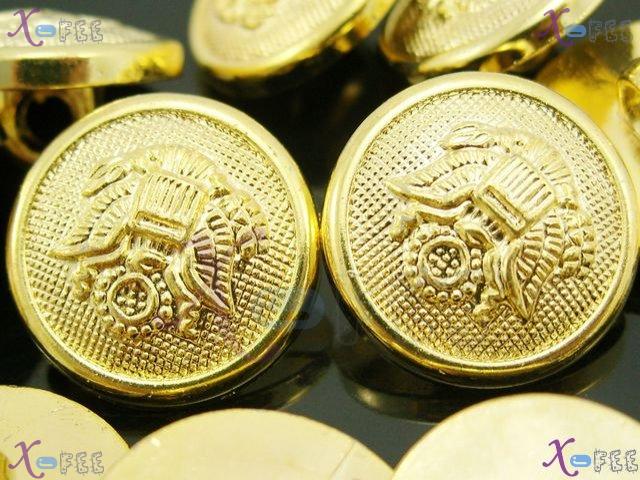 nkpf00907 Wholesale Crafts Sewing Fabric Textile 20pcs Golden Phoenix Plastic 28L Buttons 1