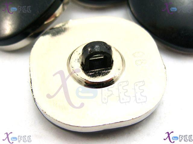 nkpf00980 Wholesale Crafts Sewing Fabric Textile 4pcs Black Resin Costume Design Buttons 3